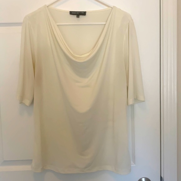 Jones Nee York work blouse, ivory! XL! - Picture 1 of 5